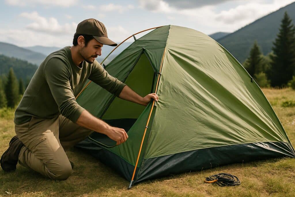 Imagen destacada de Cómo armar una carpa de camping sin frustrarte en el intento